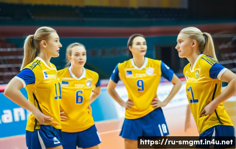 스포츠경영관리사 관련 직무 종류 - **Prompt:** "A dynamic shot of a women's volleyball team in action during a local Moscow league game...