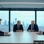 Home 23 스포츠경영관리사와 스포츠 브랜드 협상 - A professional business meeting scene focused on sports marketing negotiations, featuring diverse ex...